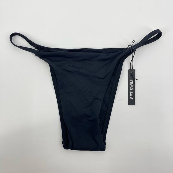 SET Active Other - SET Active | NWT Black String Bikini Bottom XS Set Active Swim